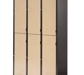 6-locker steel wardrobe