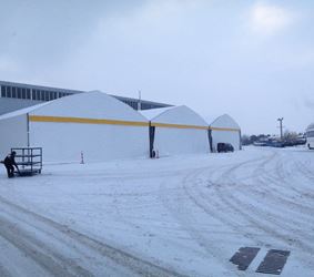 Multiple Warehouse Tent